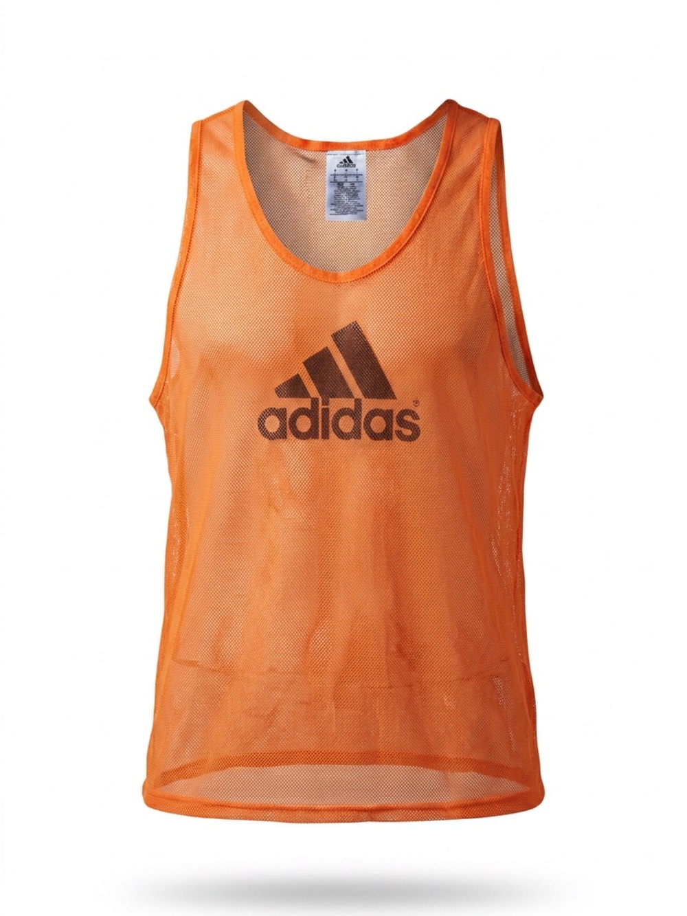 Adidas Mens Mesh Training Bib Pinnie Scrimmage Vest Orange Large Soccer Practice